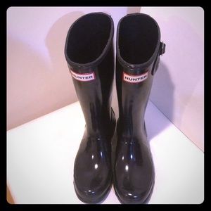 Hunter tall rain boots size us 2 eu33